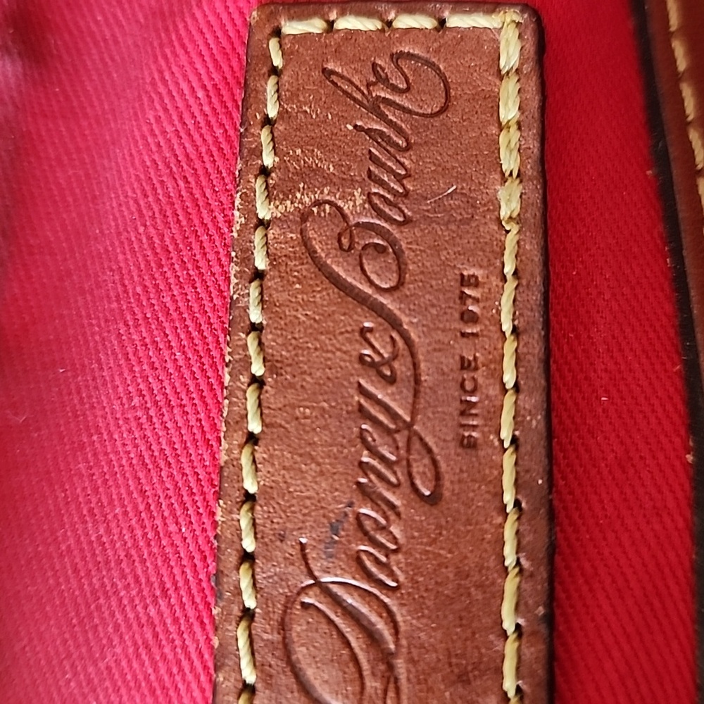 Dooney & Bourke Black Bag with Brown Logo - Picture 5 of 9